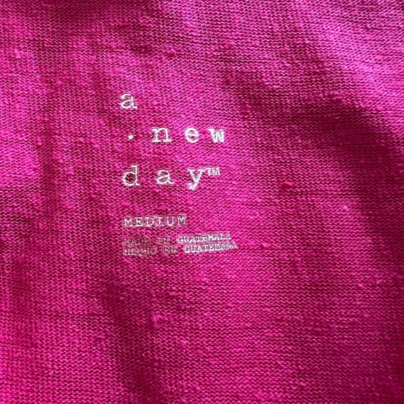 A New Day Pink Top with Tie Front - Picture 13 of 13